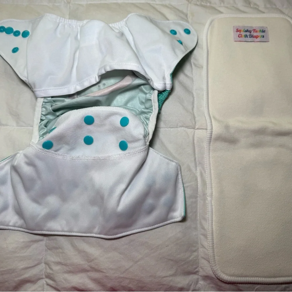Squishy Tushies Pokémon Squirtle ( Limited edition) Cloth diaper with insert